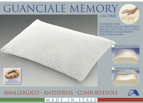 Guanciale cuscino memory - cuscino,