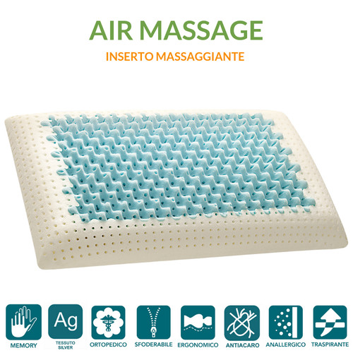 Cuscino guanciale memory foam - cuscino,