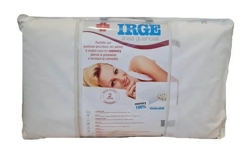 Cuscino guanciale memory irge - cuscino,