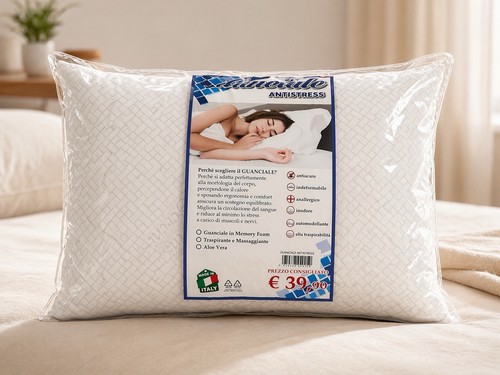 Guanciale memory foam - memory, aloe