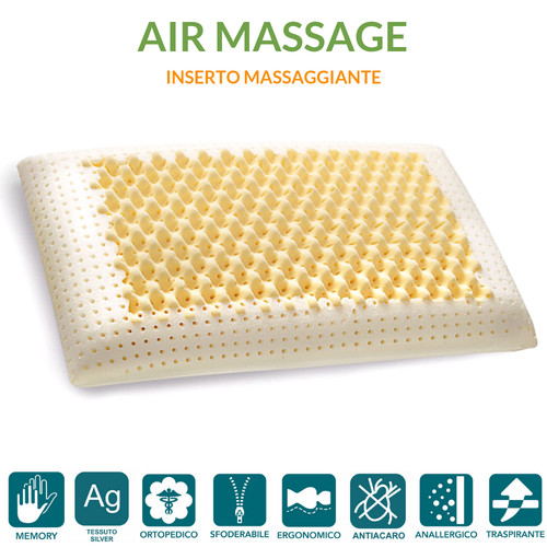 Cuscino guanciale memory foam - guanciale,