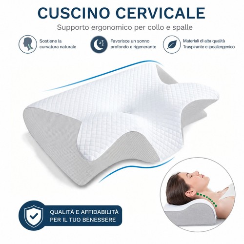 Cuscino cervicale memory foam - cervicale,